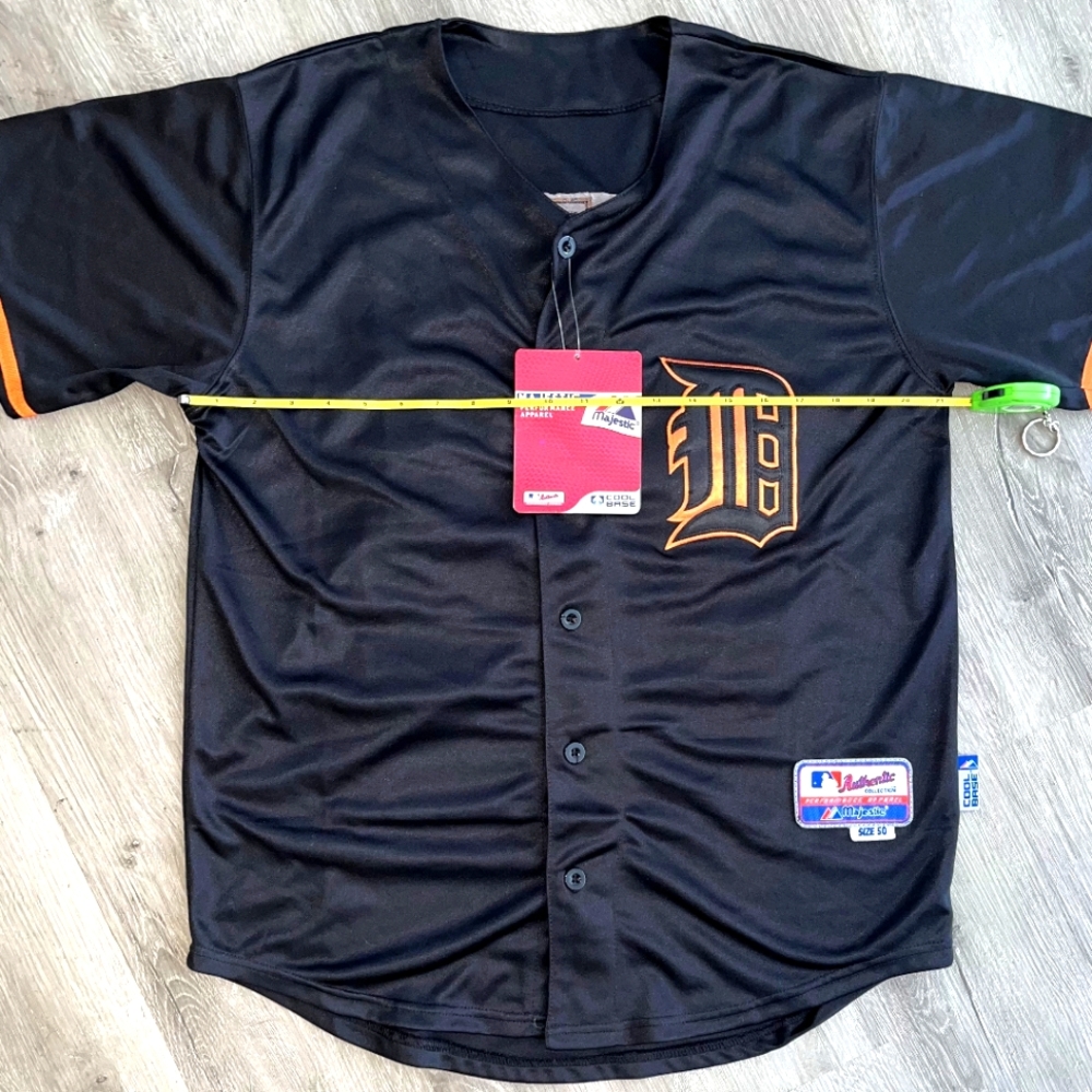 Mitchell & Ness Giants Miguel Cabrera Jersey #24 Size 50 Black/Orange - NWT